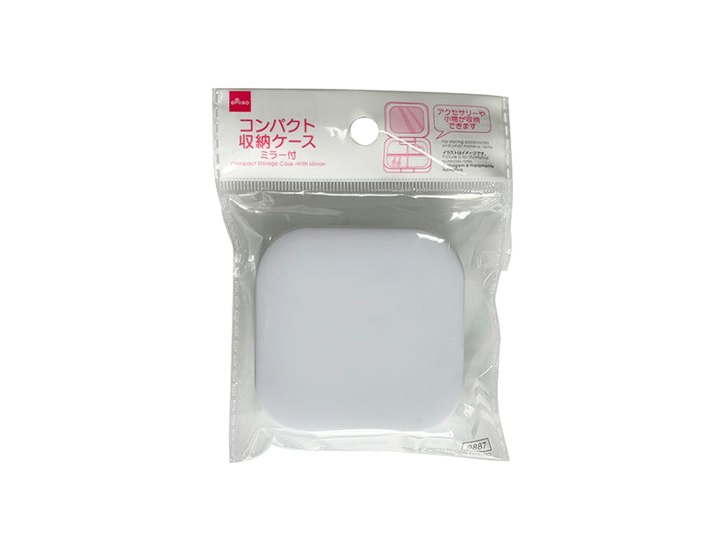 コンパクト収納ケース（ミラー付） ダイソー(DAISO)