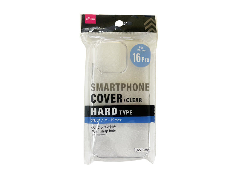 スマホカバー（ハードタイプ、アイフォーン用、１６Ｐｒｏ） ダイソー(DAISO)
