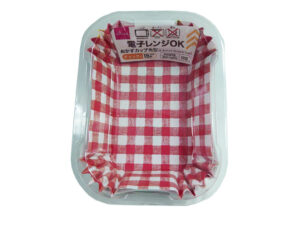 おかずカップ（角型、チェック柄、１５枚） ダイソー(DAISO)
