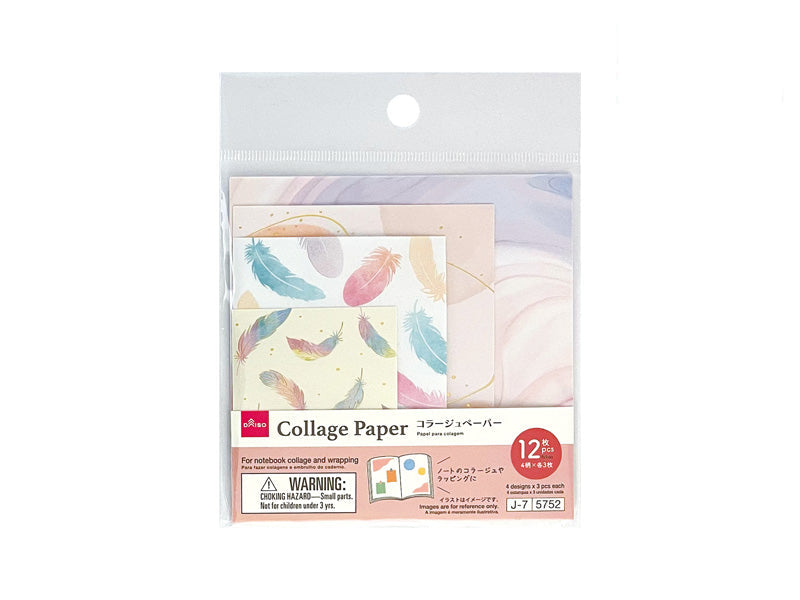 コラージュペーパー（フェザー） ダイソー(DAISO)