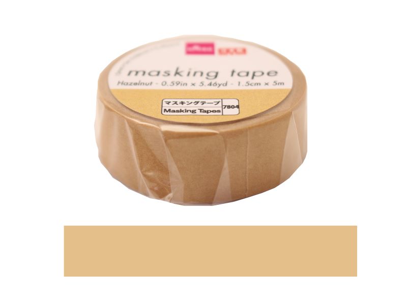 マスキングテープ（ヘーゼルナッツ） ダイソー(DAISO)