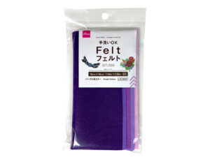 フェルト（パープル系カラー、５枚） ダイソー(DAISO)