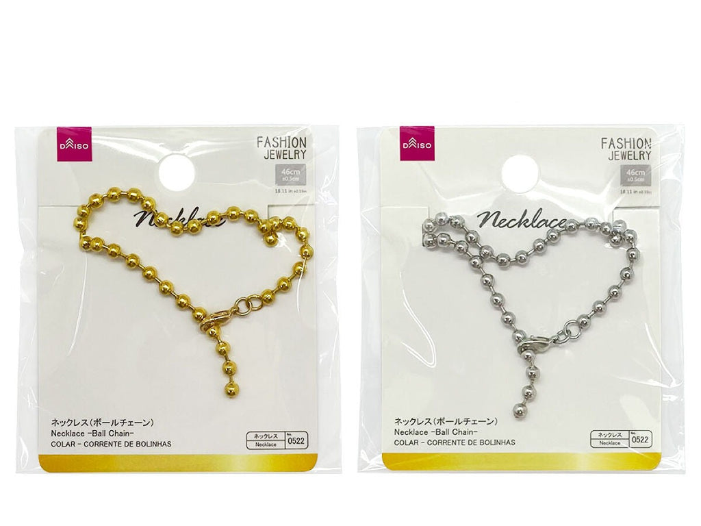 ネックレス（ボールチェーン） ダイソー(DAISO)