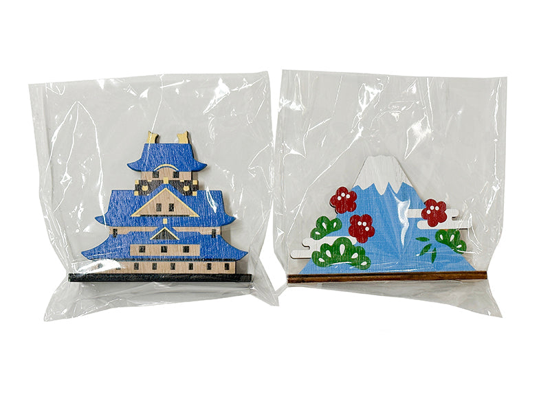 木製オーナメント（山、お城） ダイソー(DAISO)