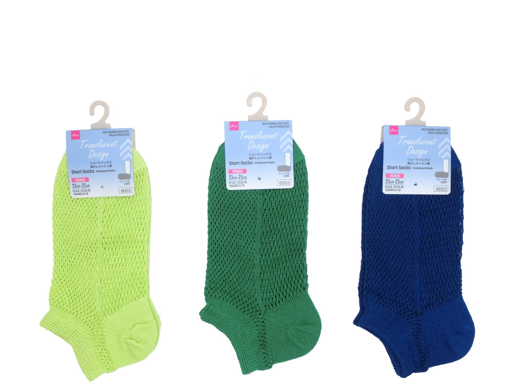 ショートソックス（透かしメッシュ柄） ダイソー(DAISO)