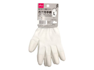作業用手袋（ＷＨ、指先コート、Ｌ） ダイソー(DAISO)