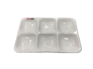 ６つ仕切り皿 ダイソー(DAISO)
