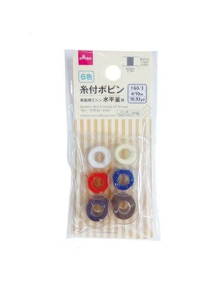 糸付ボビン（６色） ダイソー(DAISO)