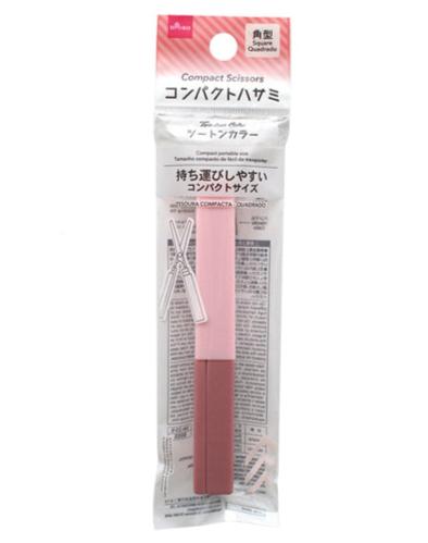 コンパクトハサミ（角型、ウォームカラー） ダイソー(DAISO)