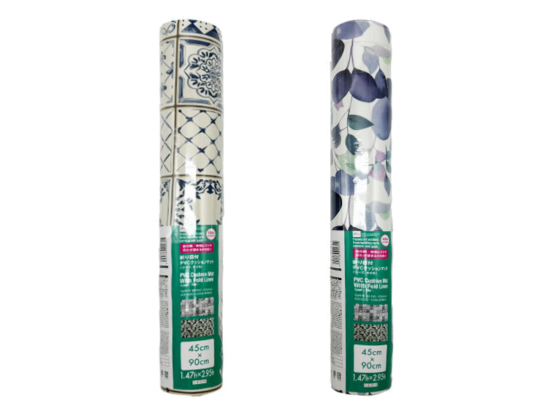 折り目付ＰＶＣクッションマット（リーフ、タイル） ダイソー(DAISO)