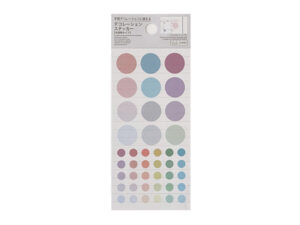 グラデーションステッカー（サークル） ダイソー(DAISO)