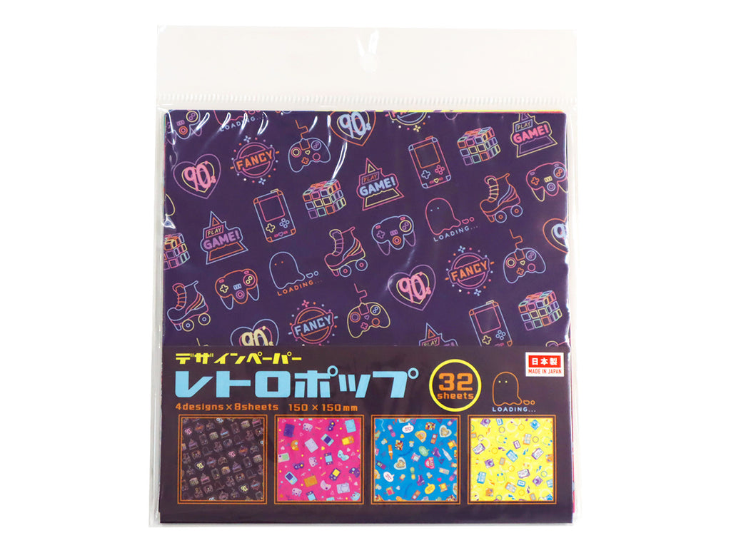 デザインペーパー（レトロポップ、３２枚） ダイソー(DAISO)