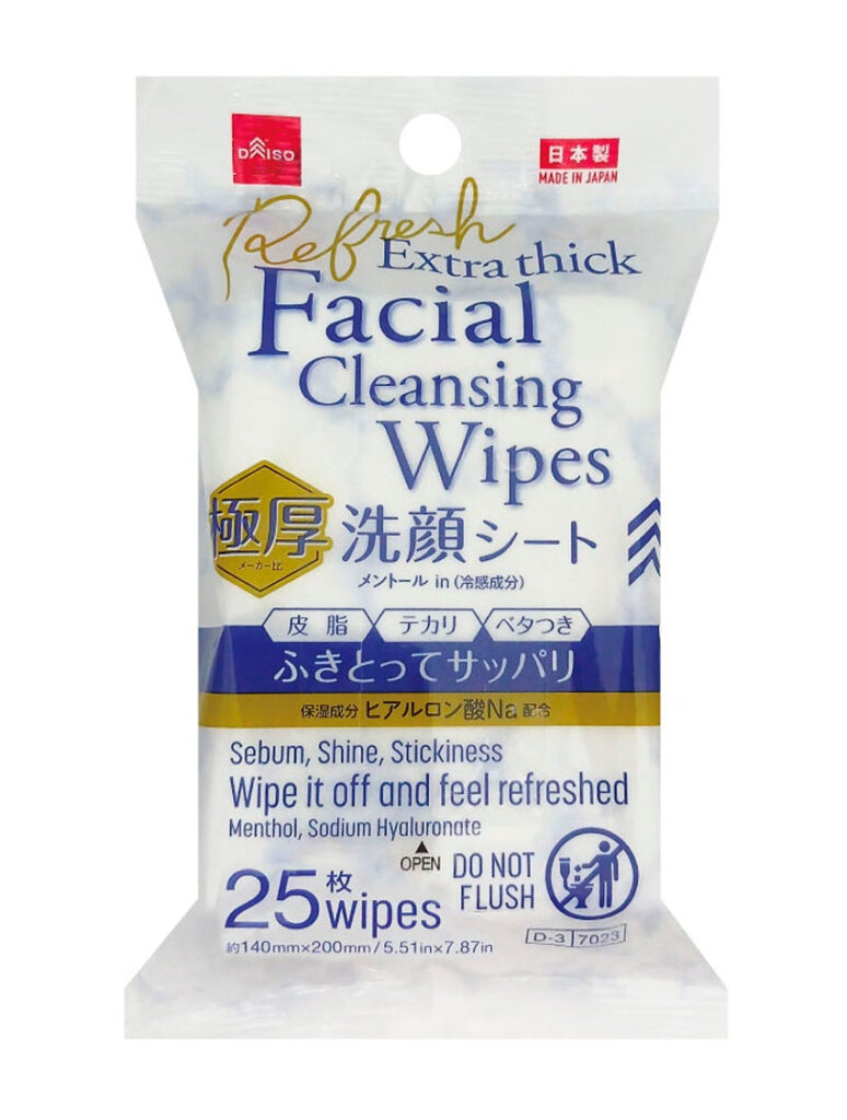 洗顔フェイスシート（２５枚、極厚） ダイソー(DAISO)