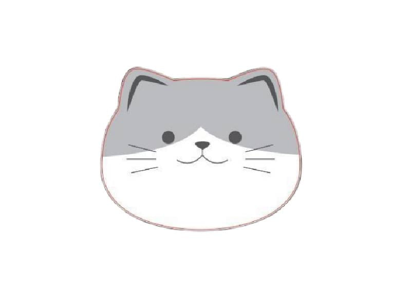 抗菌ランチョンマット（猫ちゃん） ダイソー(DAISO)