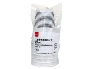 二重巻き断熱カップ（８個） ダイソー(DAISO)