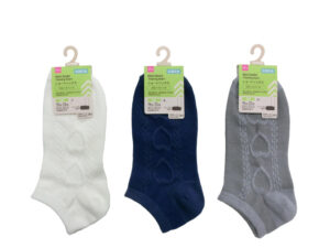 ショートソックス（フロートハート、抗菌防臭） ダイソー(DAISO)