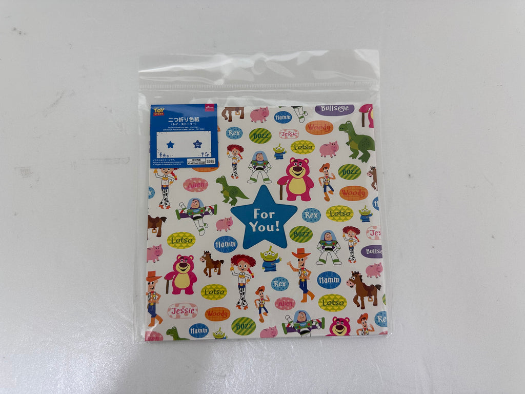 二つ折り色紙（トイ・ストーリー） ダイソー(DAISO)