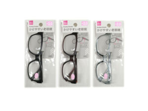 バネ付老眼鏡（ボストン、２度数） ダイソー(DAISO)