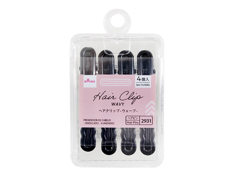 ヘアクリップ（ウェーブ、４個） ダイソー(DAISO)