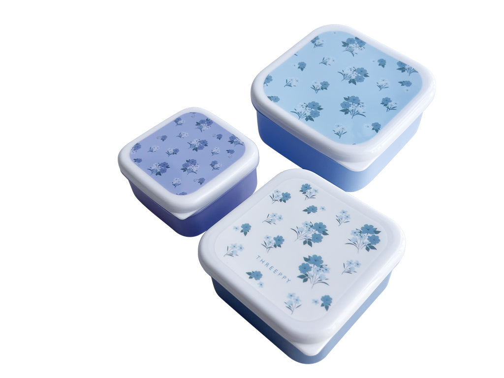 入れ子ランチボックス（スクエア、３個セット、Ａ） ダイソー(DAISO)