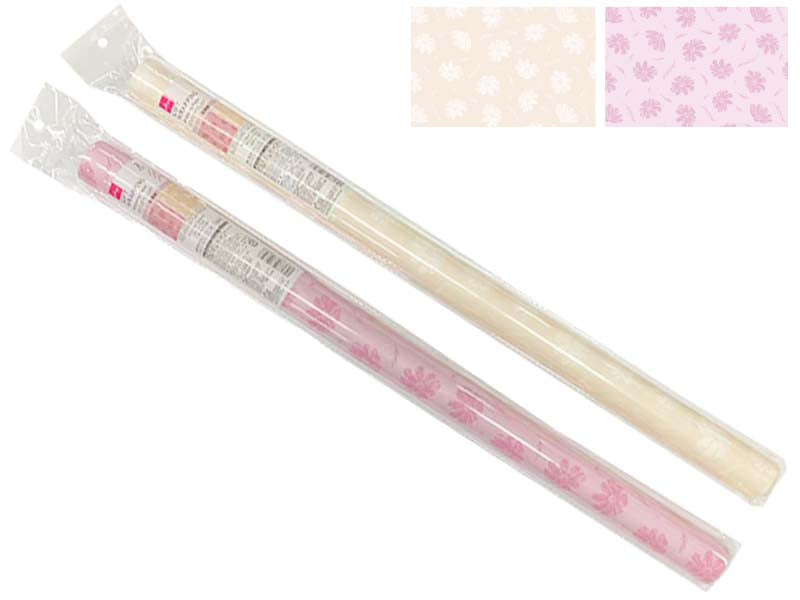 包装紙（フラワー、５５ｃｍ×７０ｃｍ、２枚） ダイソー(DAISO)
