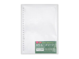 Ａ５ルーズリーフ（３ｍｍ方眼罫、２０枚） ダイソー(DAISO)