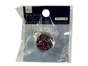 ＵＶレジン用封入パーツ（ガラスフレーク、カラフル） ダイソー(DAISO)