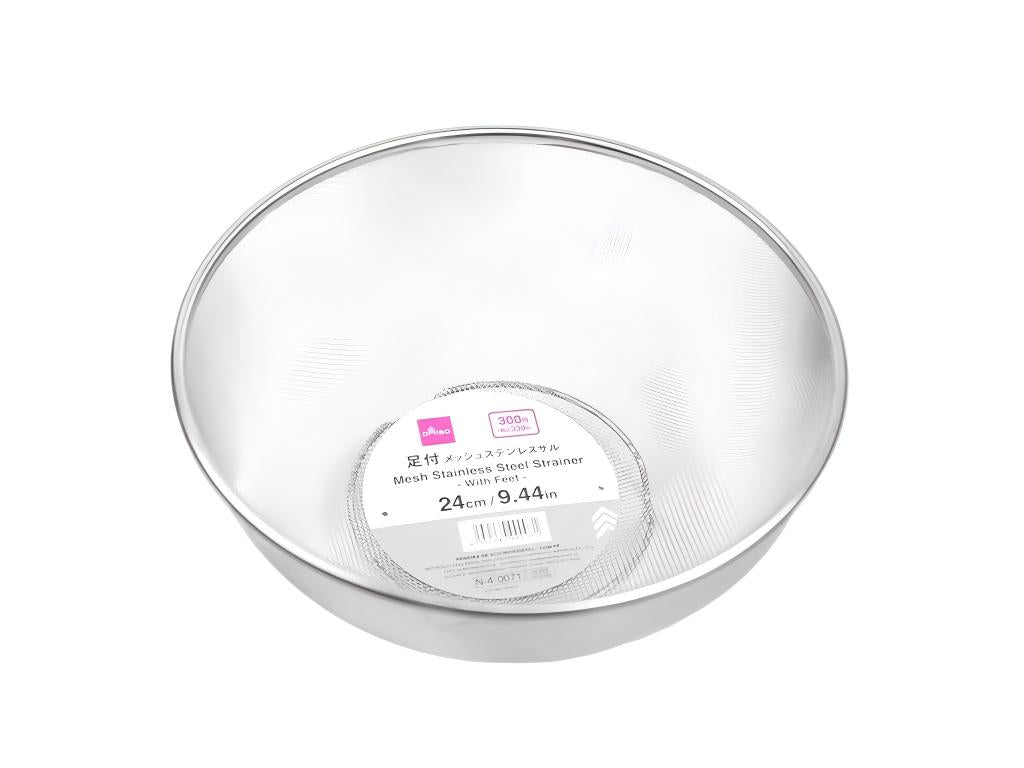 メッシュステンレスザル（足付） ダイソー(DAISO)