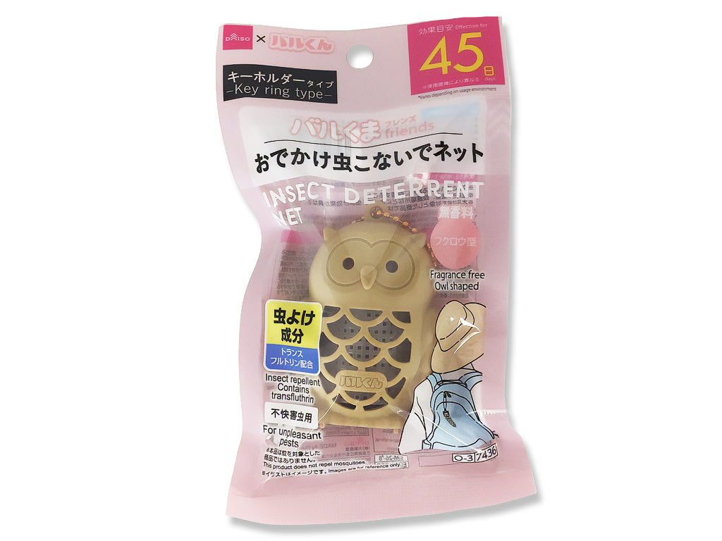 Ｄバルくん虫こないでネット（おでかけ、フクロウ型） ダイソー(DAISO)