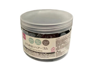 からまないヘアーゴム（ブラック） ダイソー(DAISO)