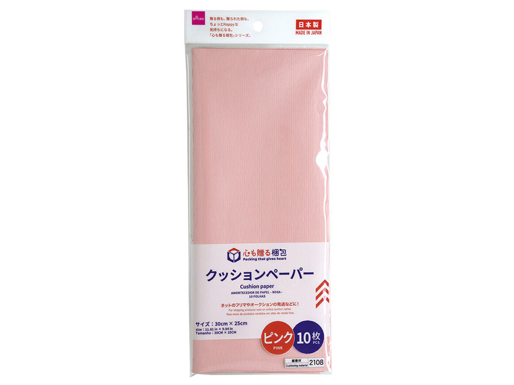 クッションペーパー（ピンク、１０枚） ダイソー(DAISO)