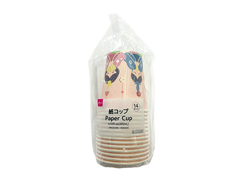 紙コップ（桃の節句、１４個） ダイソー(DAISO)