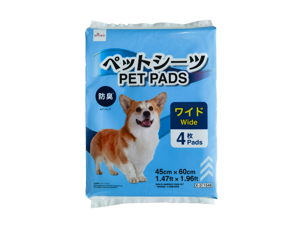 ペットシーツ（防臭、ワイド、４枚） ダイソー(DAISO)