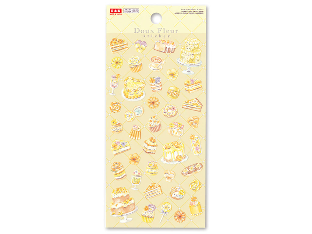 シール（ドゥーフルール、イエロー） ダイソー(DAISO)