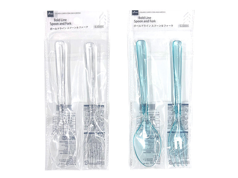 ボールドラインスプーン＆フォーク ダイソー(DAISO)