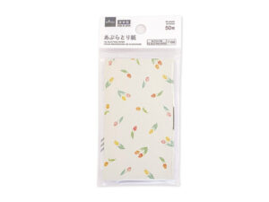 あぶらとり紙（ポップアップタイプ、大判、チューリップ） ダイソー(DAISO)