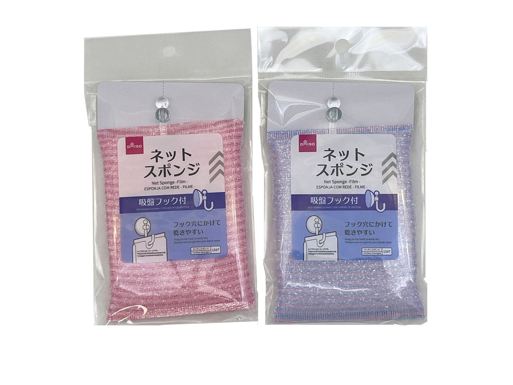 ネットスポンジ（フィルム、吸盤フック付） ダイソー(DAISO)