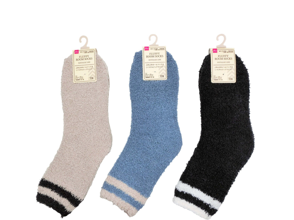 ふわふわルームソックス（レディース、ノスタルジックライン） ダイソー(DAISO)