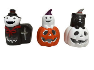 ハロウィンＬＥＤ置物（バンパイア、オバケ、ネコ） ダイソー(DAISO)