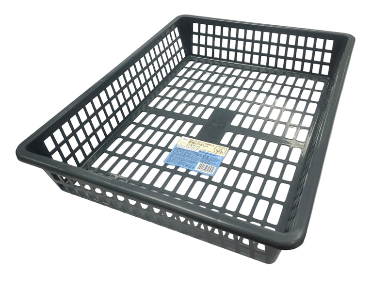 環境配慮型バスケット（Ｂ４、ワイド、グレー） ダイソー(DAISO)