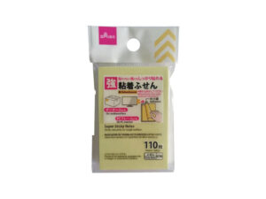 強粘着ふせん（黄） ダイソー(DAISO)