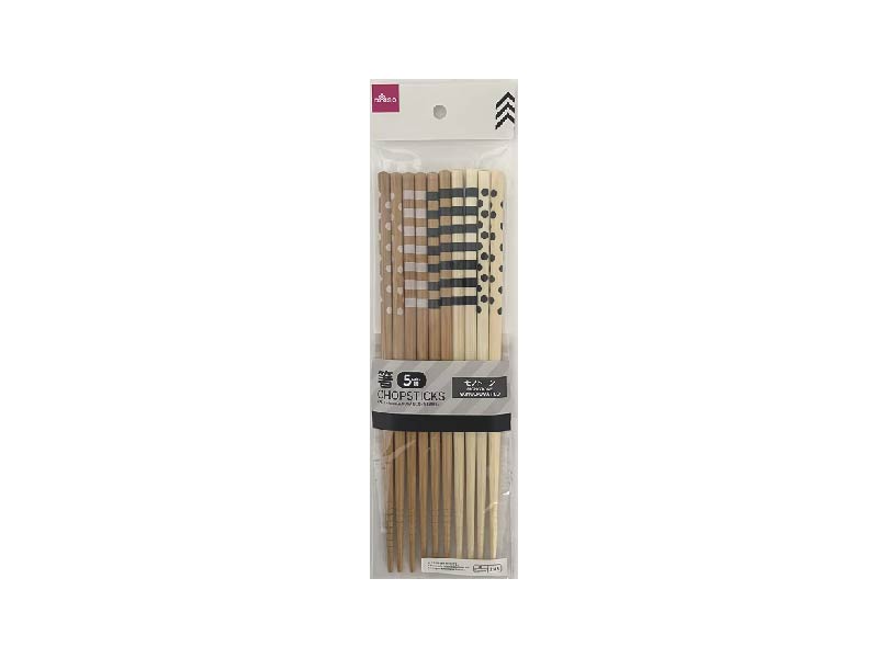 箸（モノトーン、５膳） ダイソー(DAISO)
