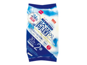アルコール除菌ウェット（おでかけ、３０枚、２個、２４ｈ抗菌） ダイソー(DAISO)