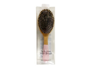 豚毛入ヘアブラシ ダイソー(DAISO)