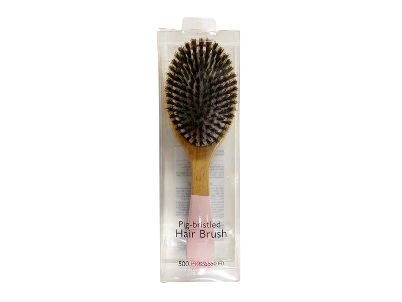 豚毛入ヘアブラシ ダイソー(DAISO)