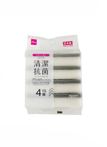 清潔抗菌キッチンスポンジ（４個） ダイソー(DAISO)