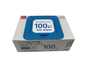 ウェットティッシュ（箱タイプ、１００枚） ダイソー(DAISO)