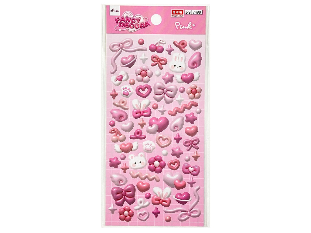 シール（ファンシーデコラ、ピンク） ダイソー(DAISO)