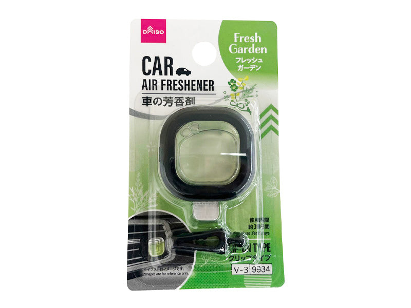 車の芳香剤（クリップタイプ、フレッシュガーデン） ダイソー(DAISO)