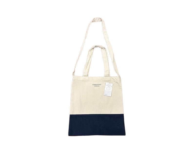 バイカラーショルダー付トートバッグ（ＮＶ） ダイソー(DAISO)